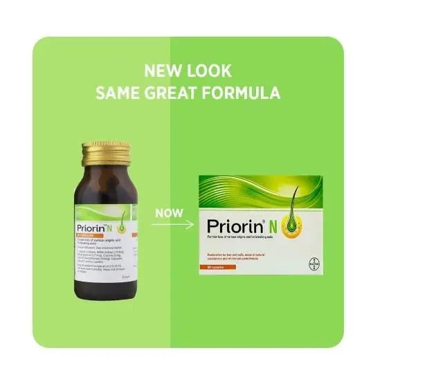Priorin N Capsules – 90 Capsules | Hair Growth Supplement