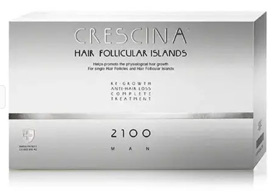 Crescina HFSC 2100 Hair Regrowth Treatment for Men – 20 Vials