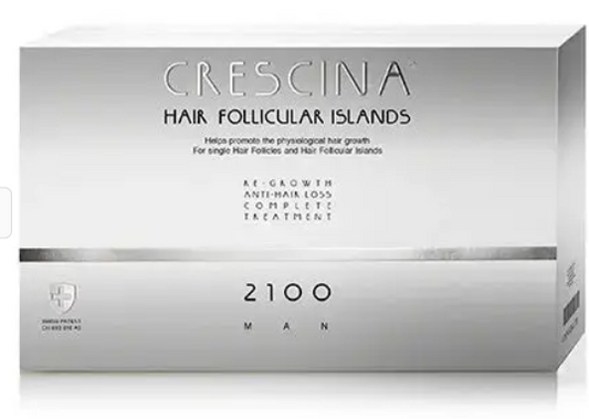 Crescina HFSC 2100 Hair Regrowth Treatment for Men – 20 Vials